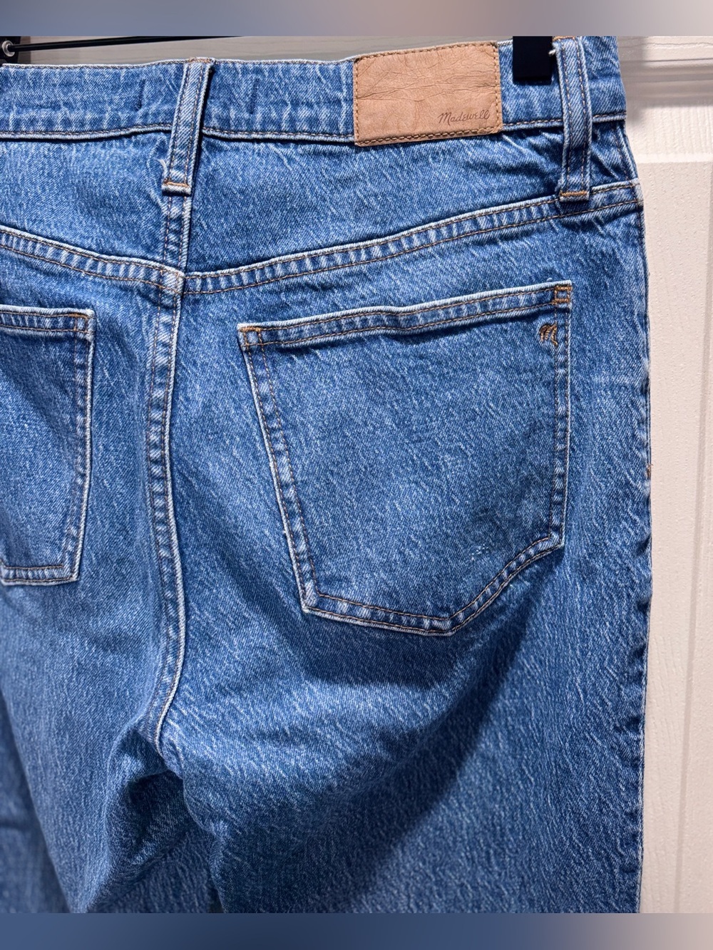 Madewell The Perfect Vintage Jean High Rise Straight Leg Blue Denim Size 27 - Picture 8 of 11